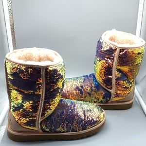 Women's Classic Short Cosmos Sequin Ugg Boots